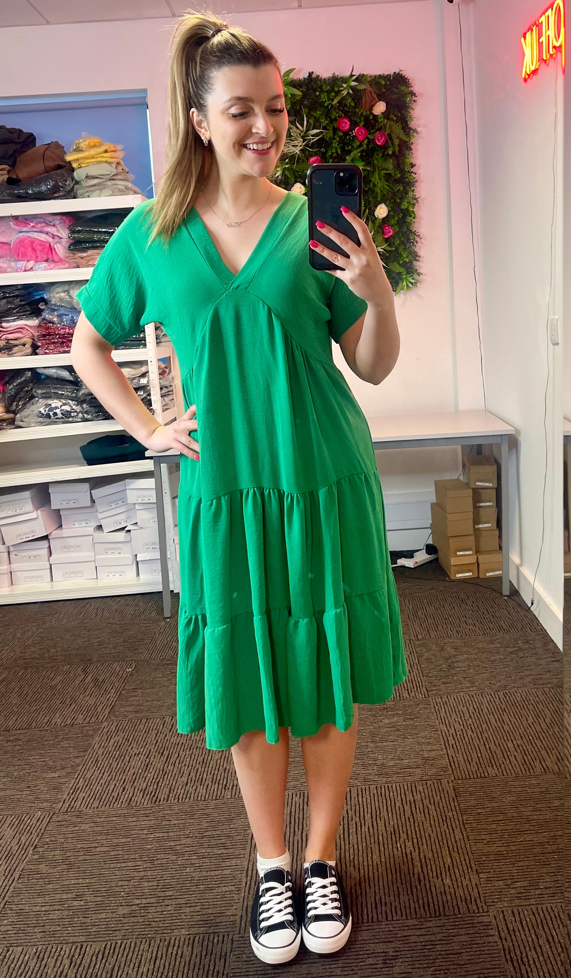 Women’s Tiered Smock Dress