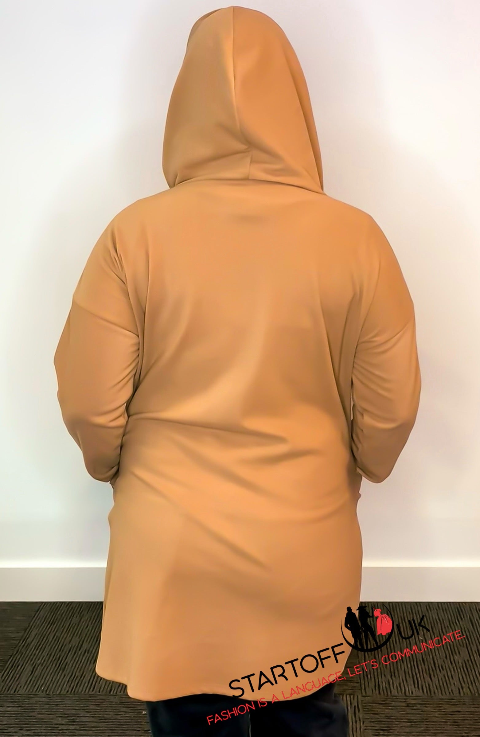 Suede feel Hoodie