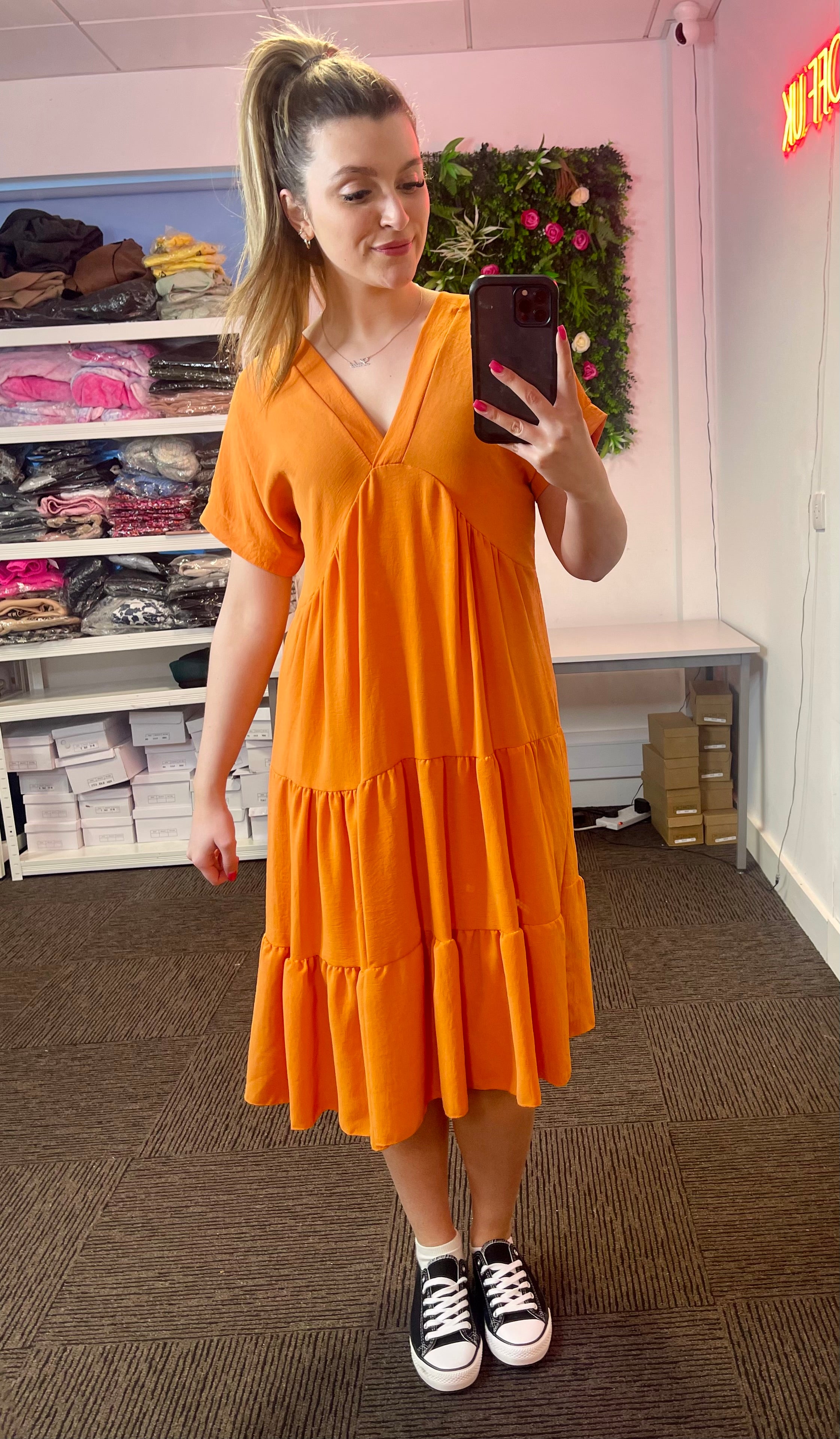 Women’s Tiered Smock Dress