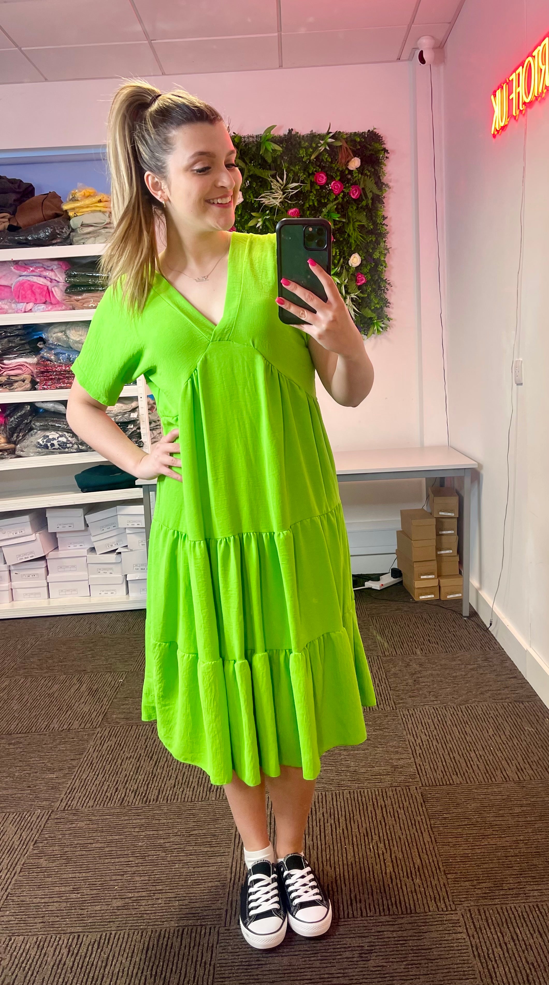 Women’s Tiered Smock Dress