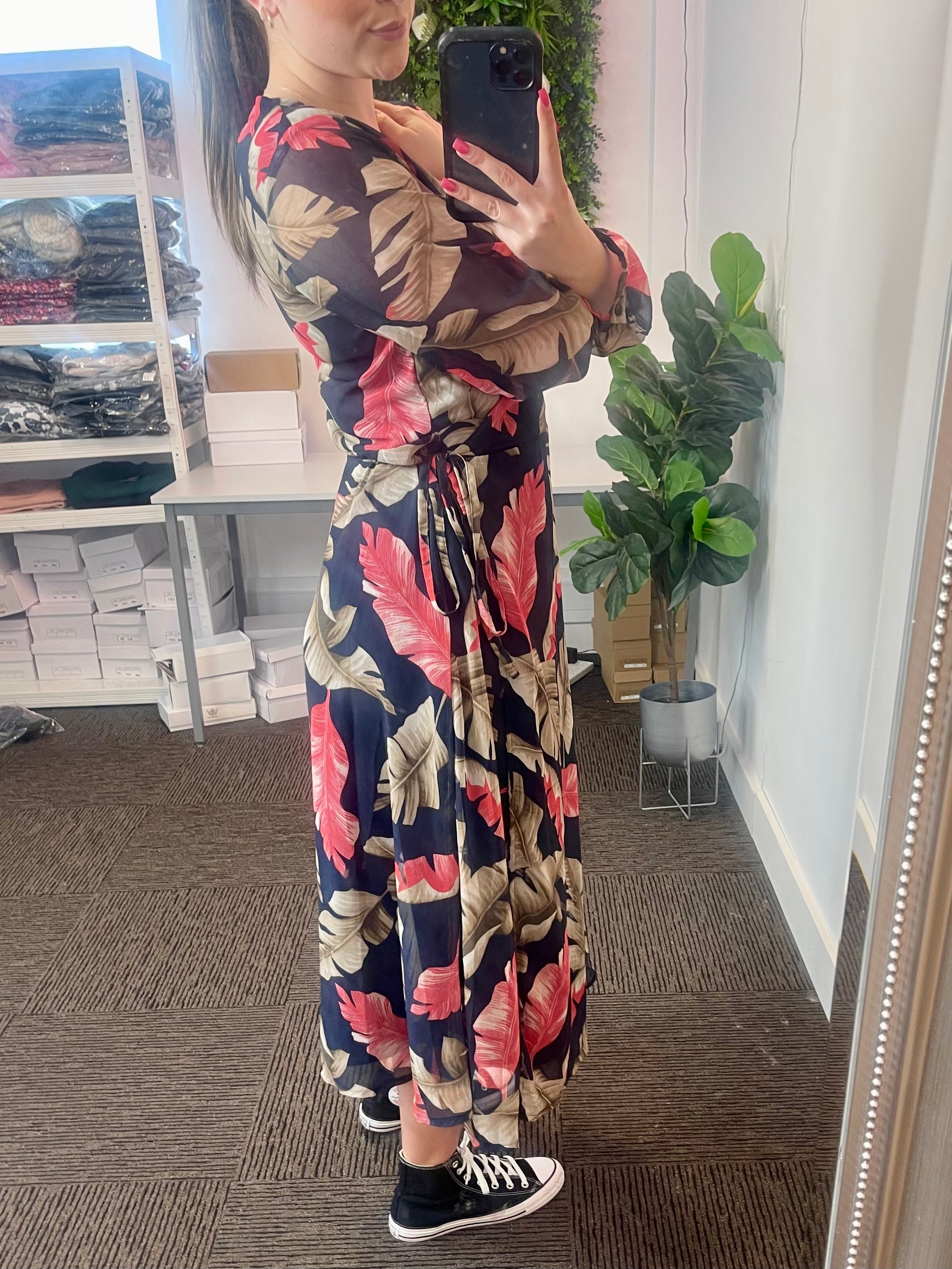 Esme Floral Wrap Dress