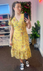 Imogen Floral Wrap Dress