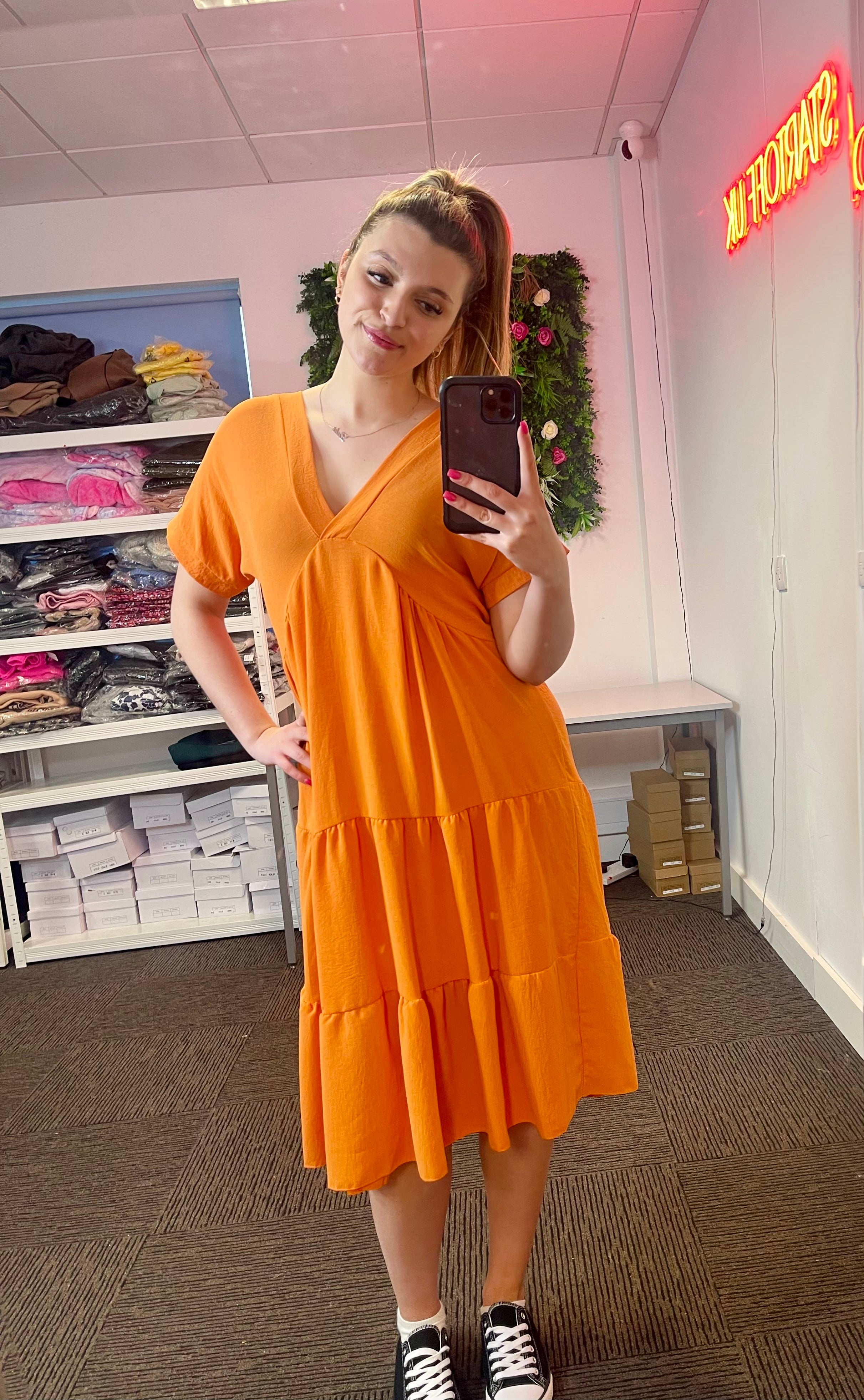 Women’s Tiered Smock Dress