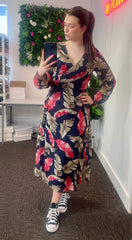 Esme Floral Wrap Dress