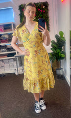 Imogen Floral Wrap Dress