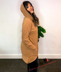 Suede feel Hoodie