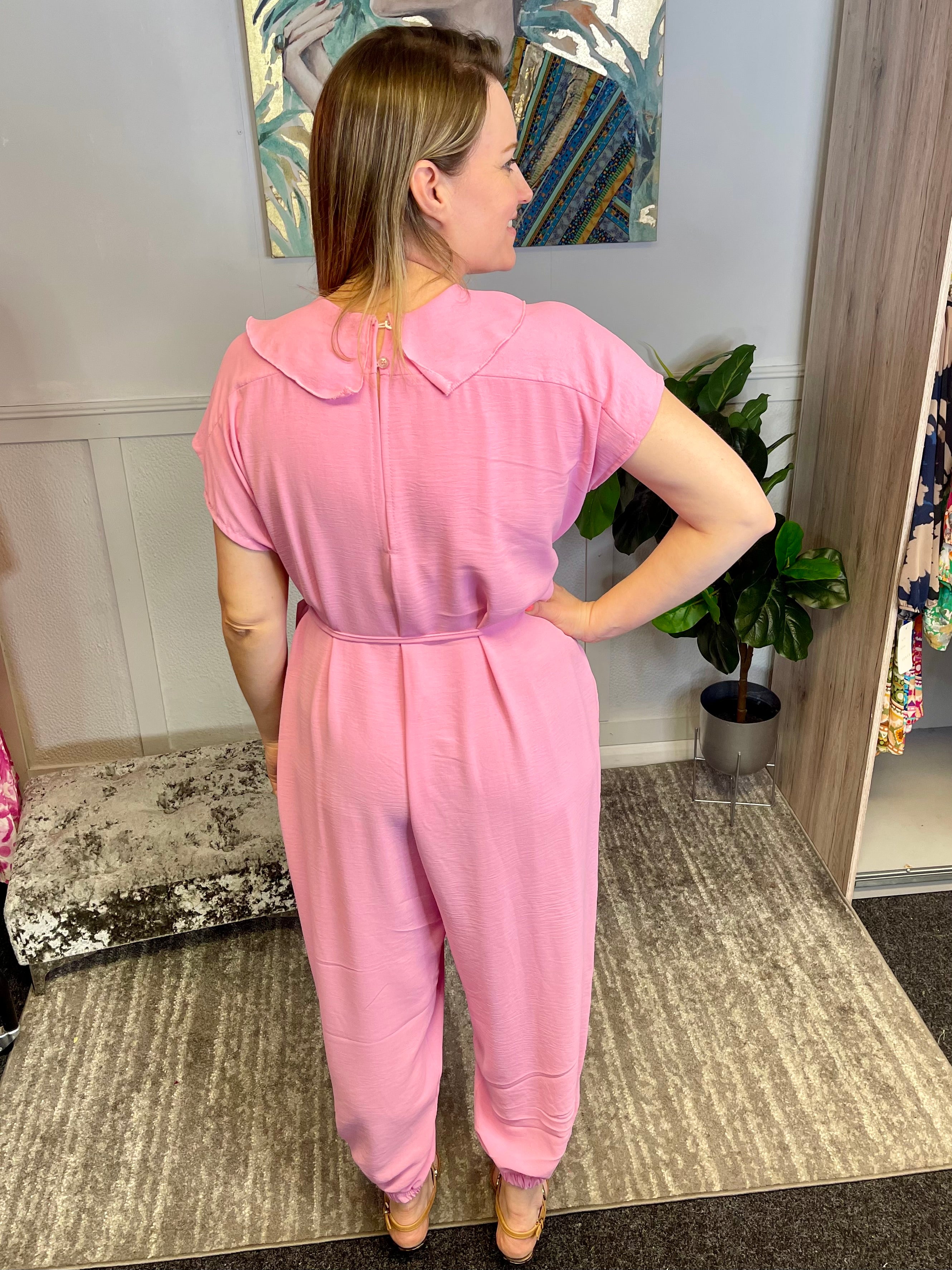 Fiona Tie Waist Jumpsuit