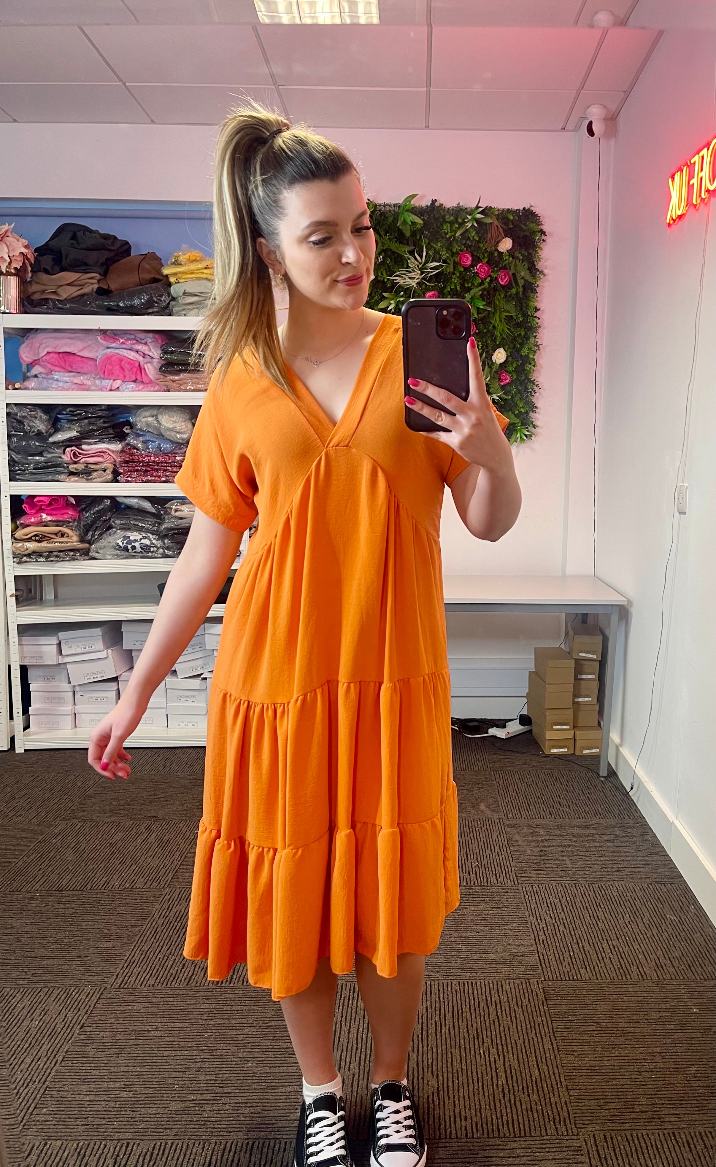 Women’s Tiered Smock Dress