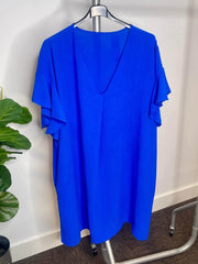 Plus size casual dress with pockets