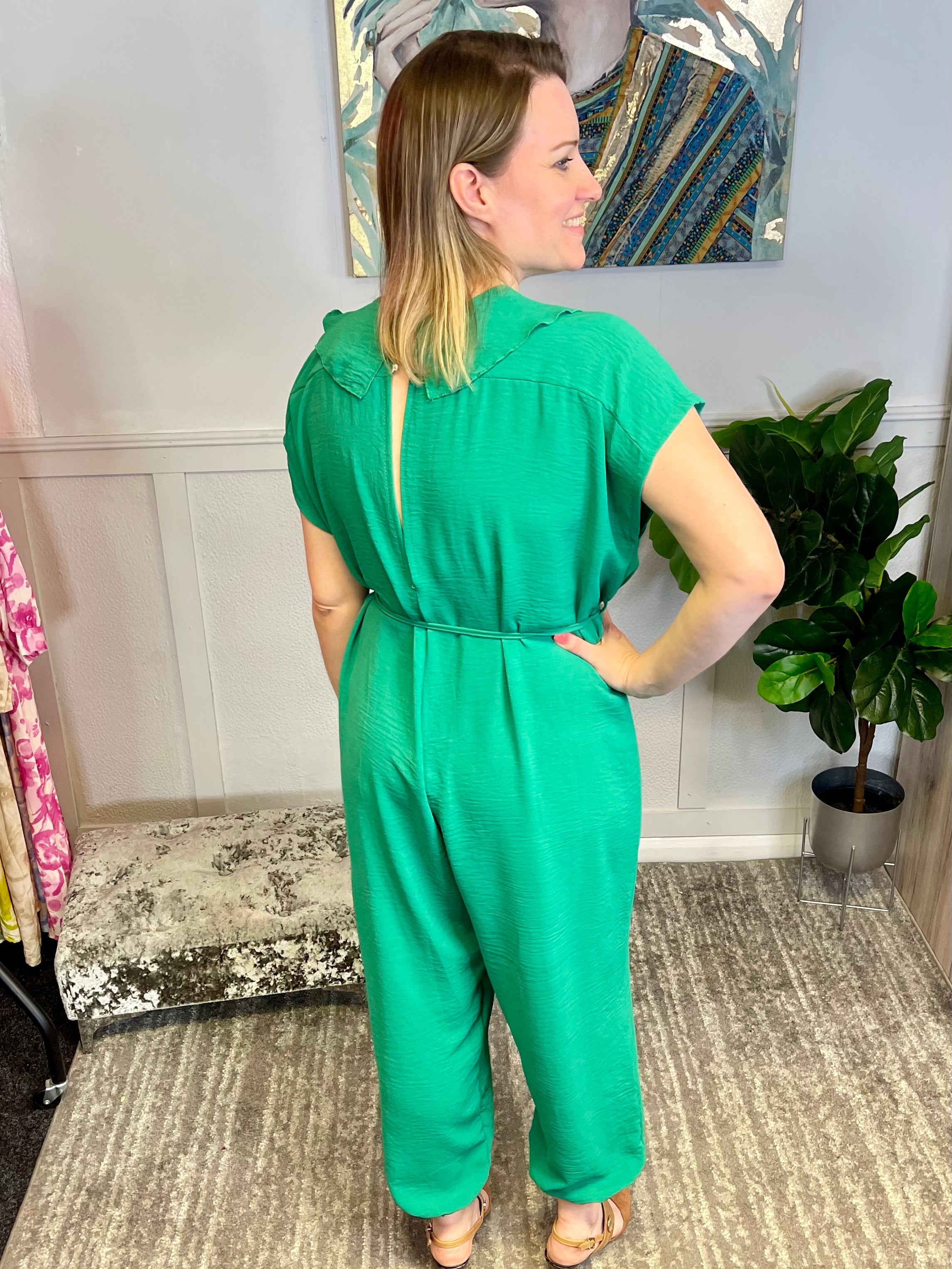 Fiona Tie Waist Jumpsuit