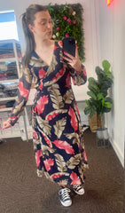 Esme Floral Wrap Dress