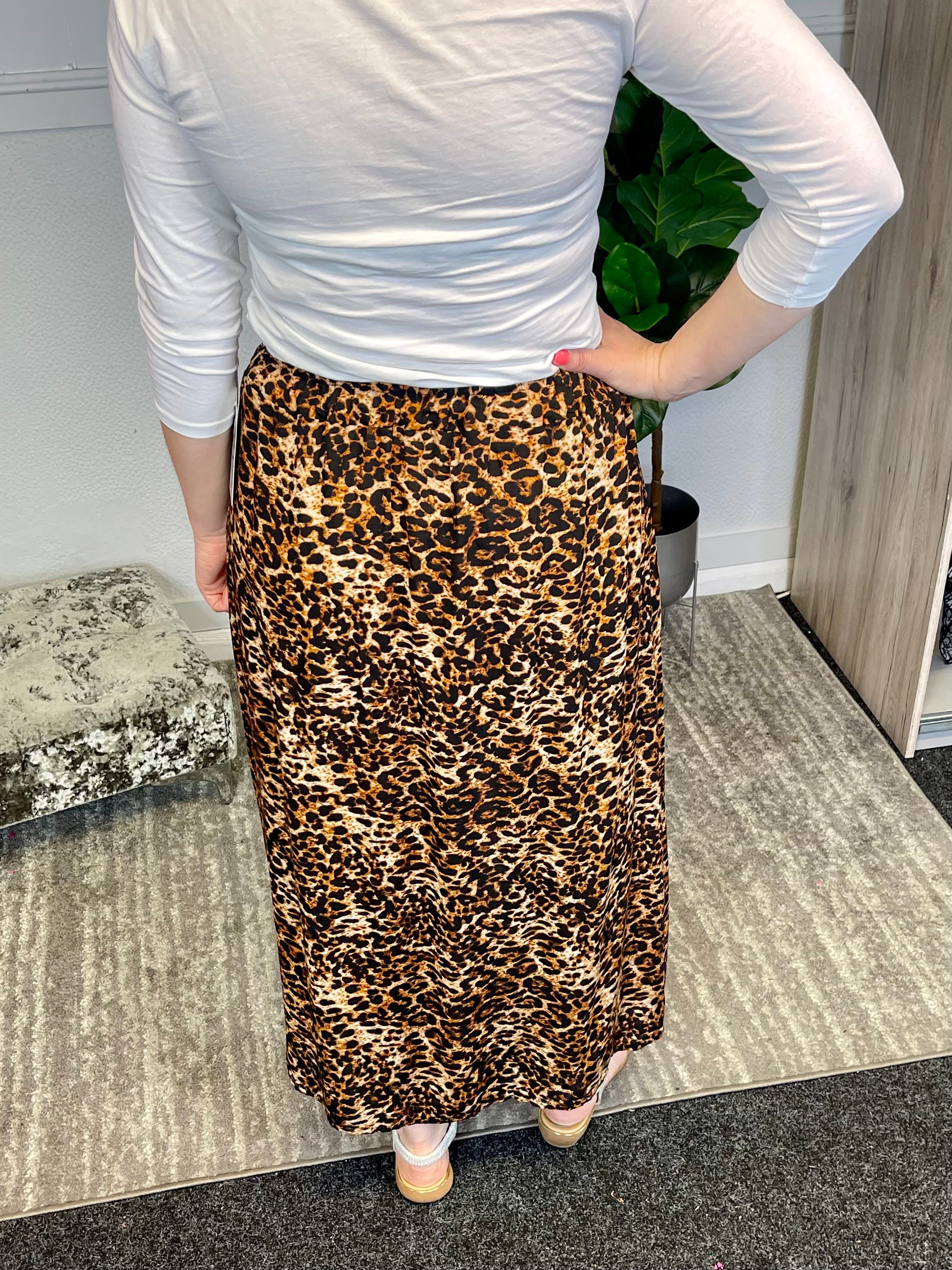 Dane Leopard Skirt
