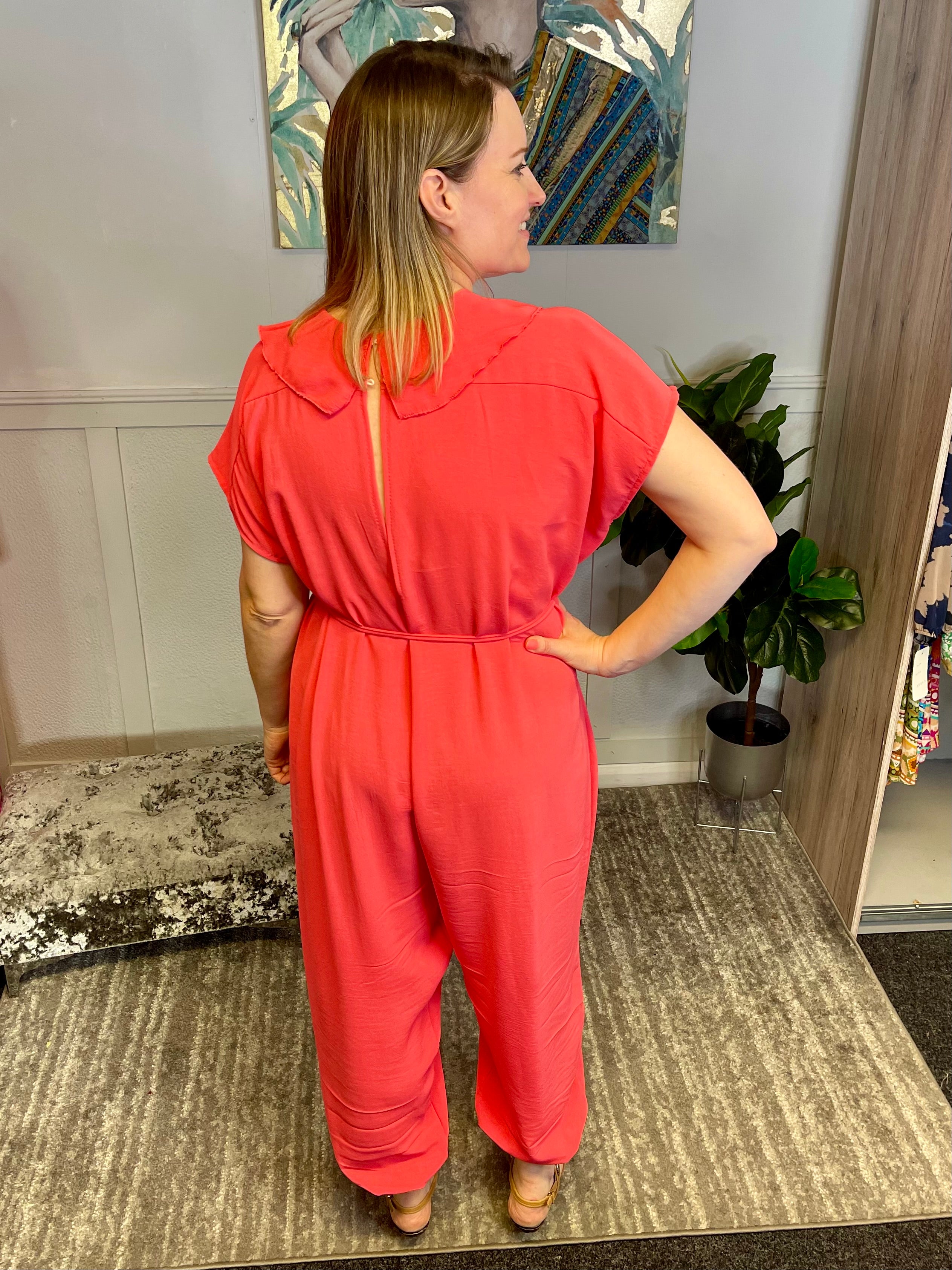 Fiona Tie Waist Jumpsuit