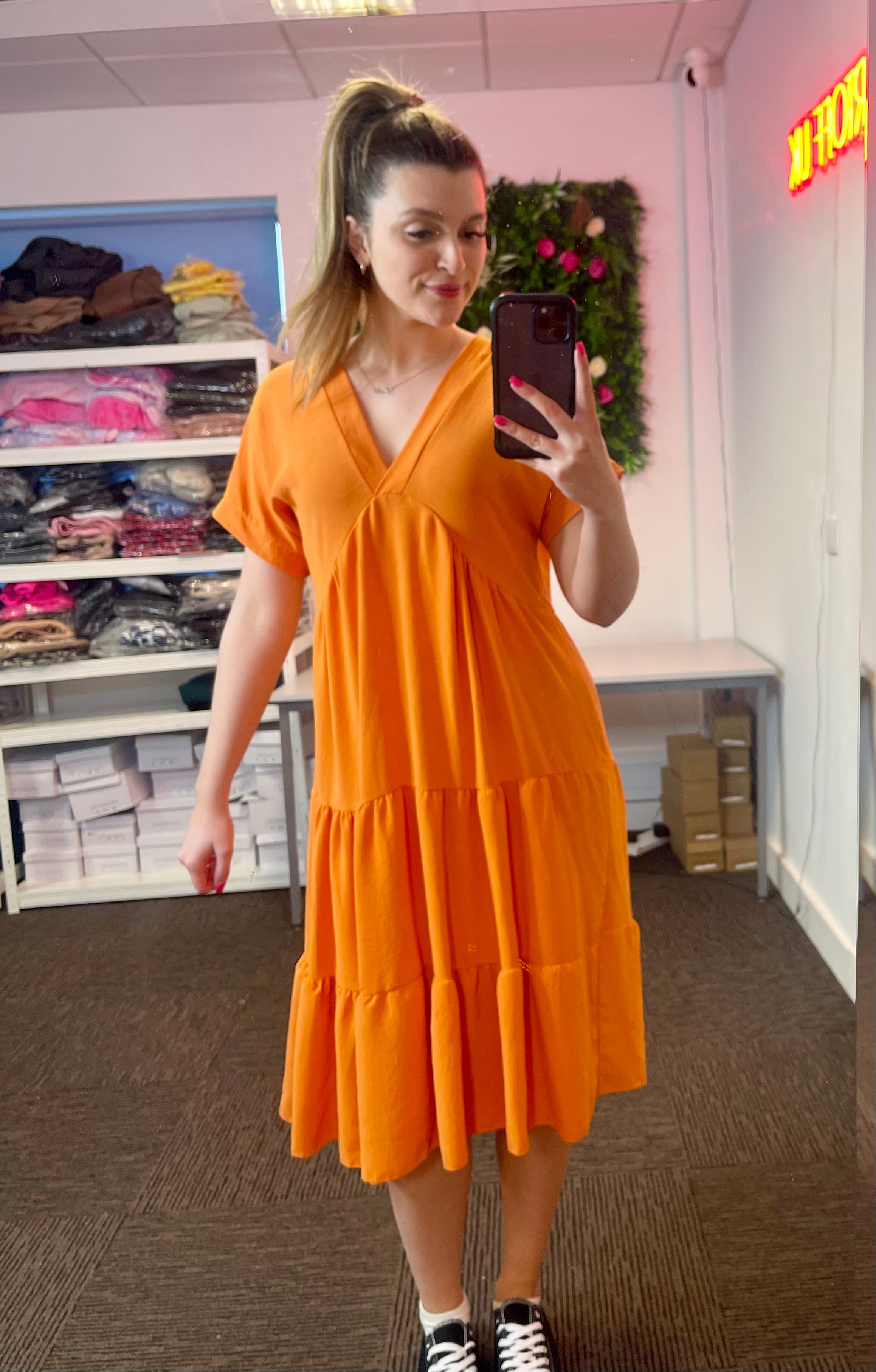 Women’s Tiered Smock Dress