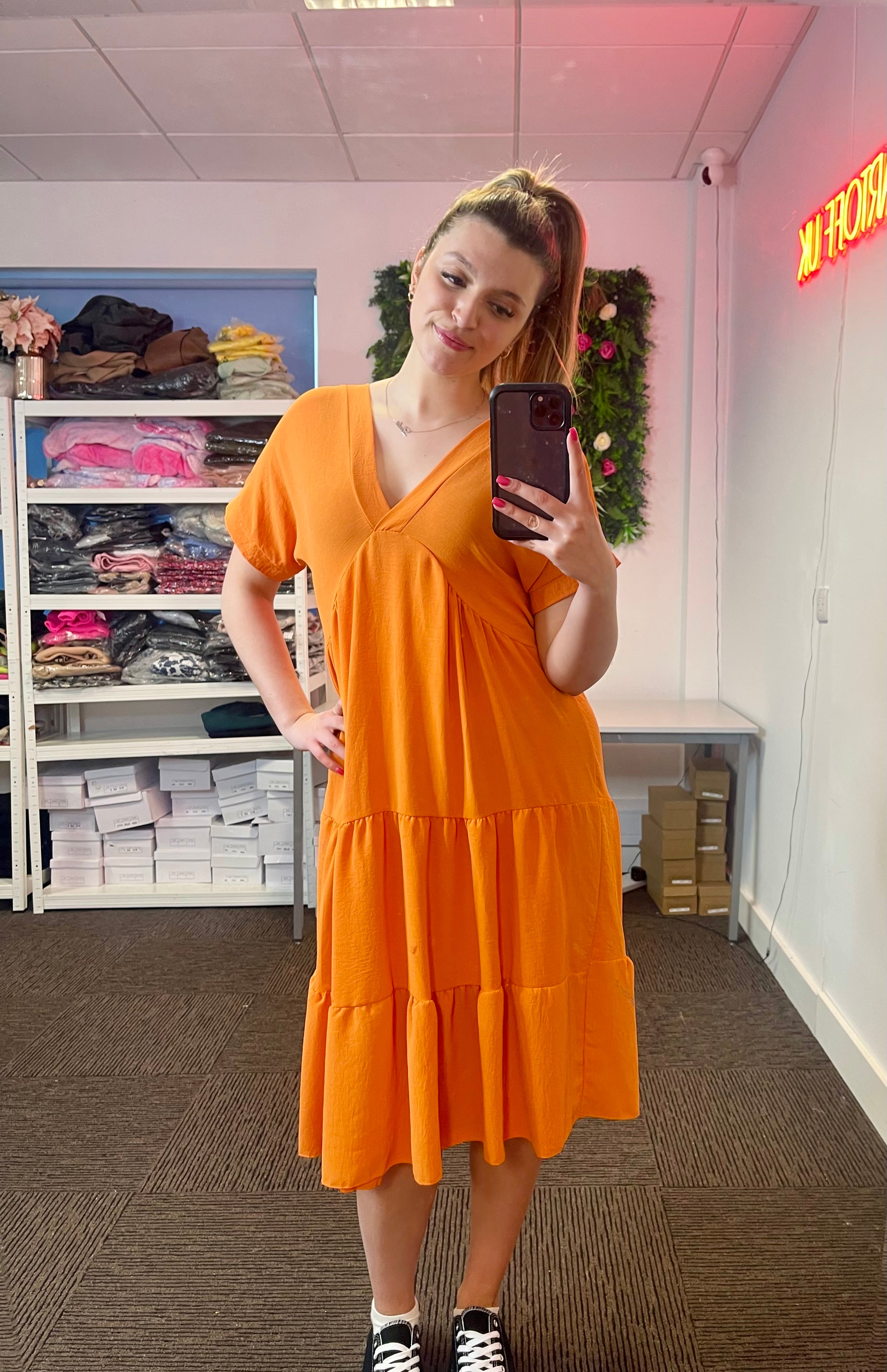 Women’s Tiered Smock Dress
