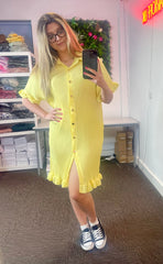 Geo Pleated dress