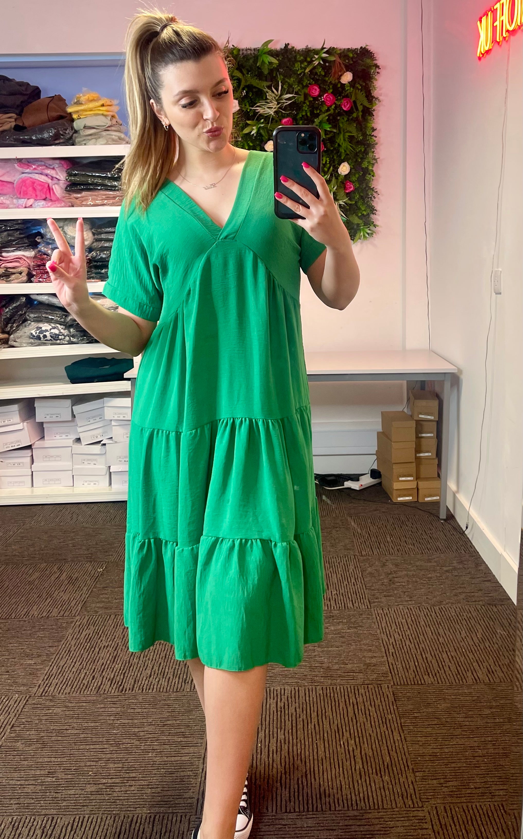 Women’s Tiered Smock Dress
