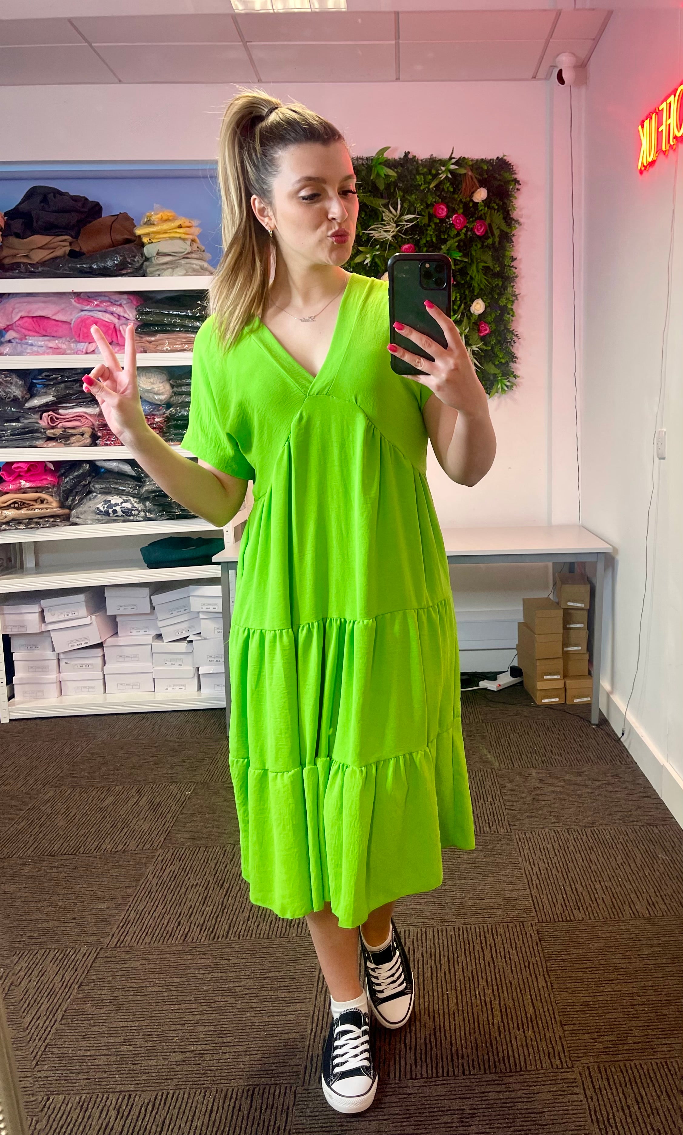 Women’s Tiered Smock Dress