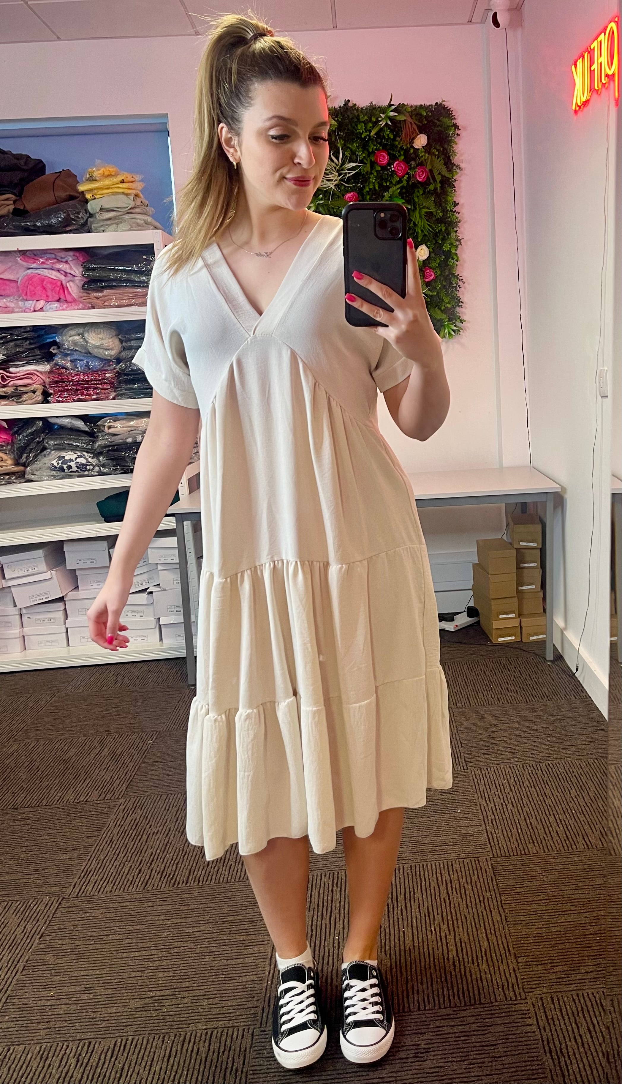 Women’s Tiered Smock Dress