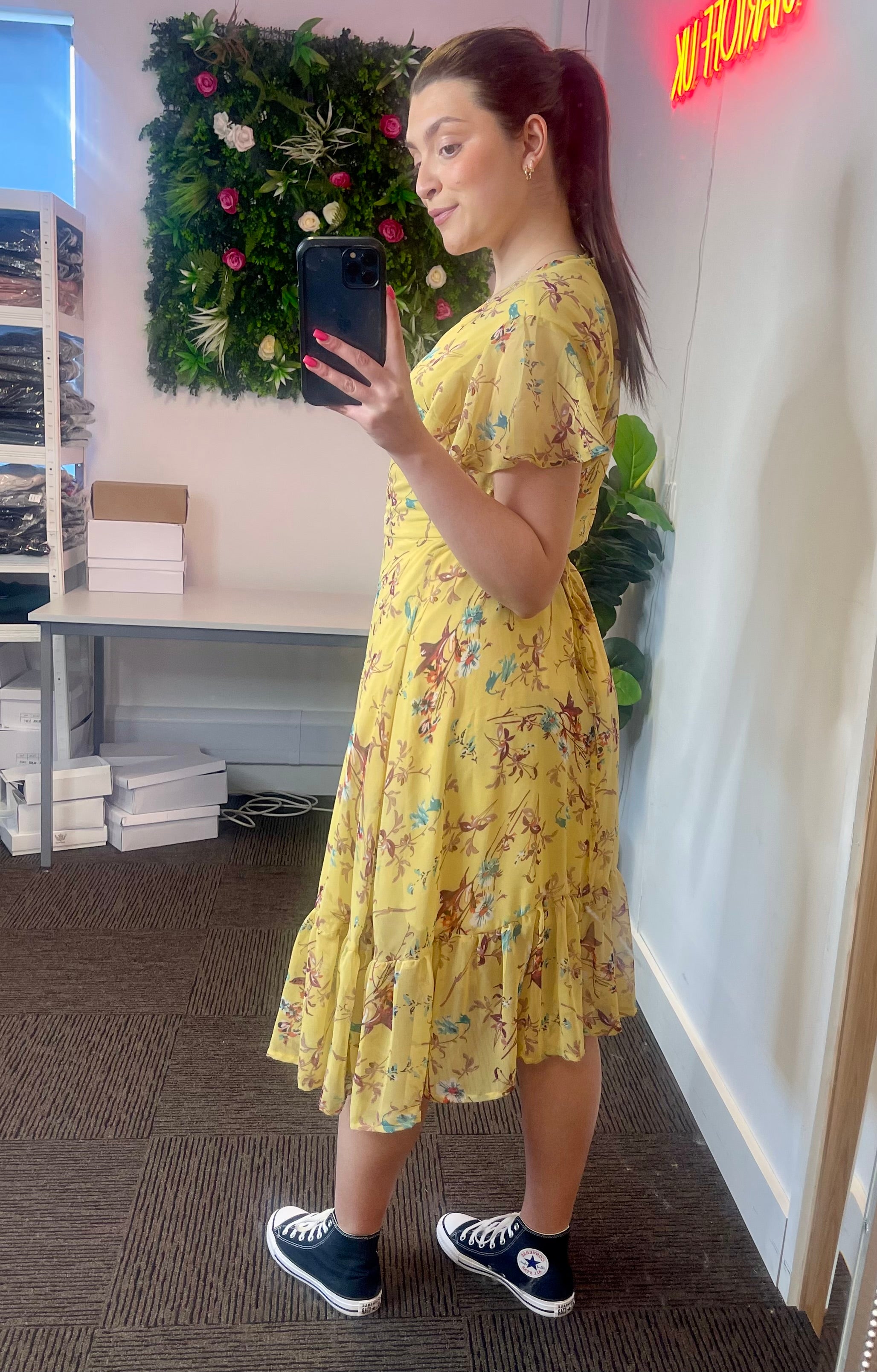 Imogen Floral Wrap Dress