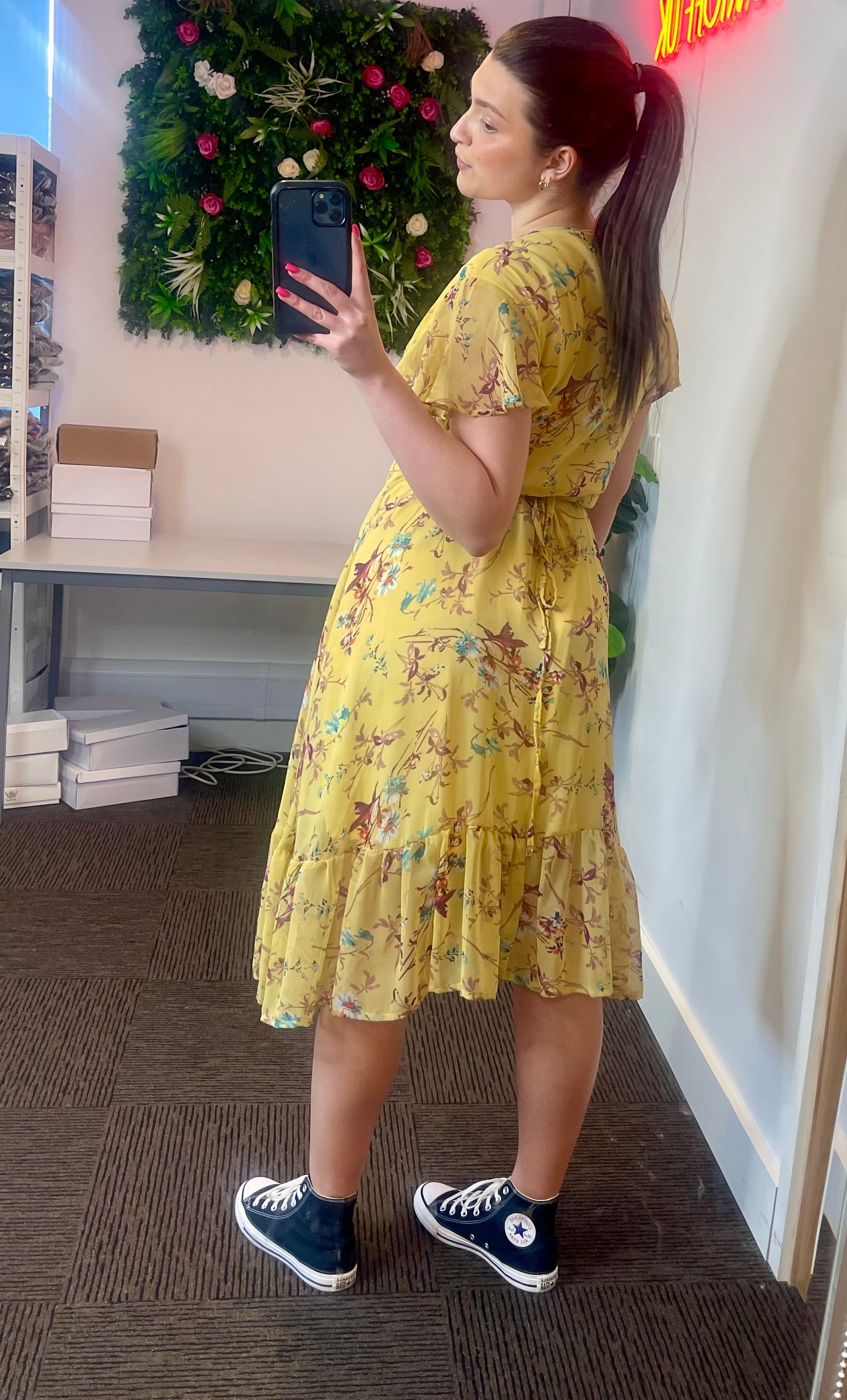 Imogen Floral Wrap Dress