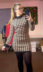 Vee two piece Jumper and Skirt Set