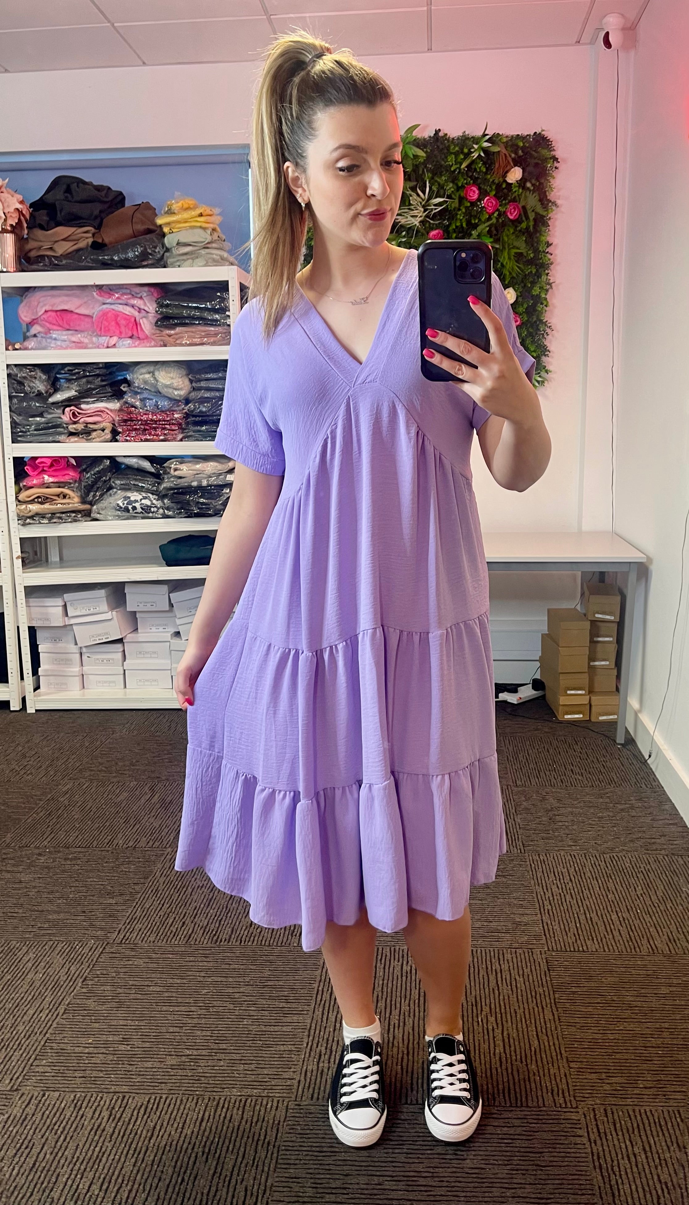 Women’s Tiered Smock Dress