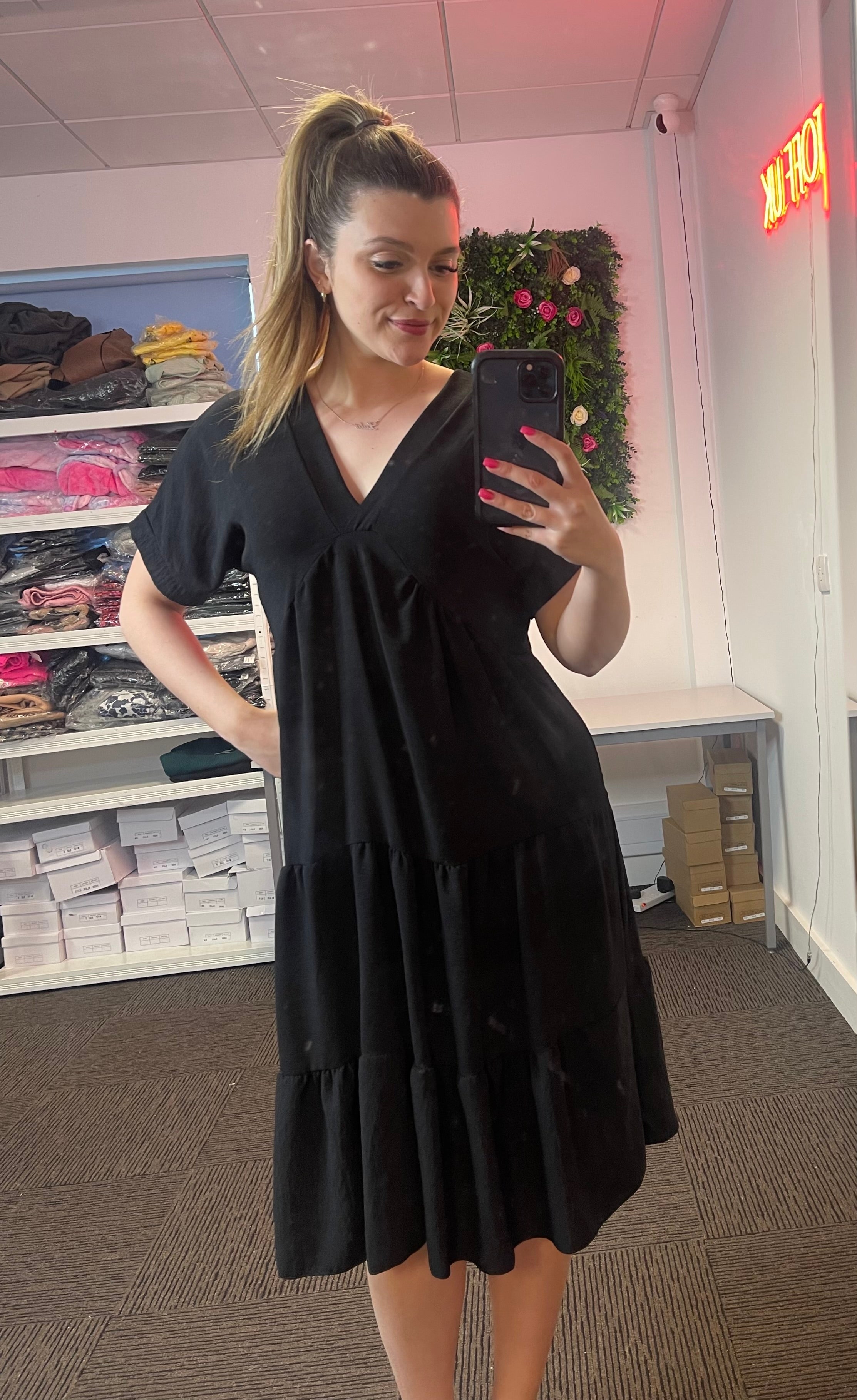 Women’s Tiered Smock Dress