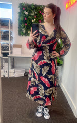 Esme Floral Wrap Dress