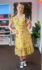 Imogen Floral Wrap Dress