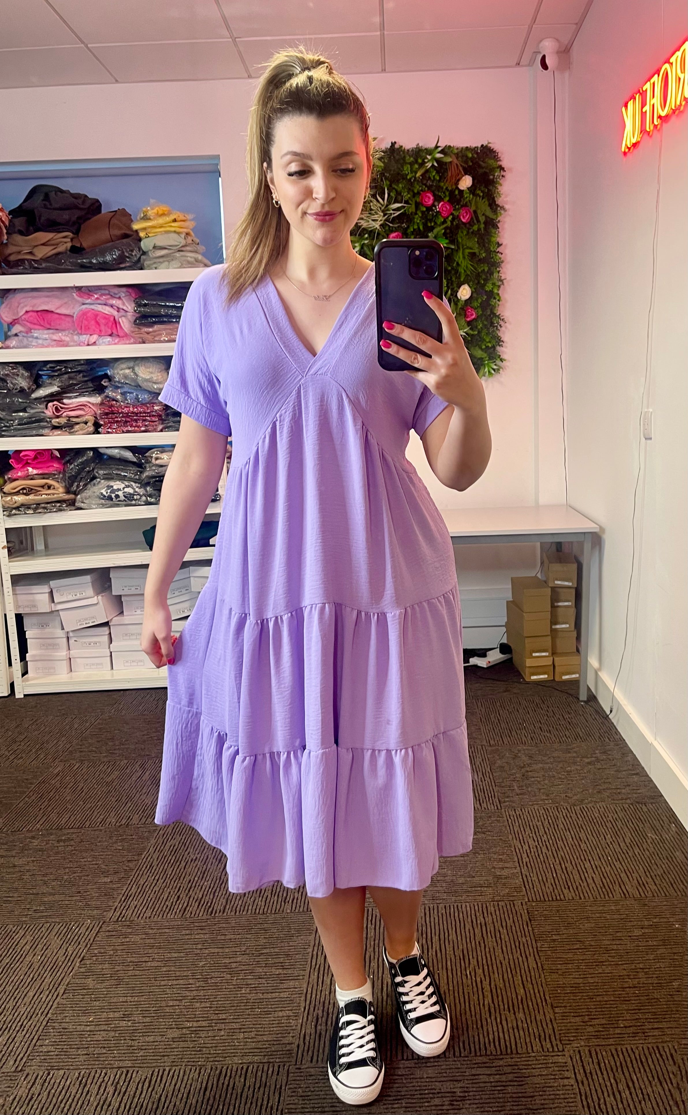 Women’s Tiered Smock Dress