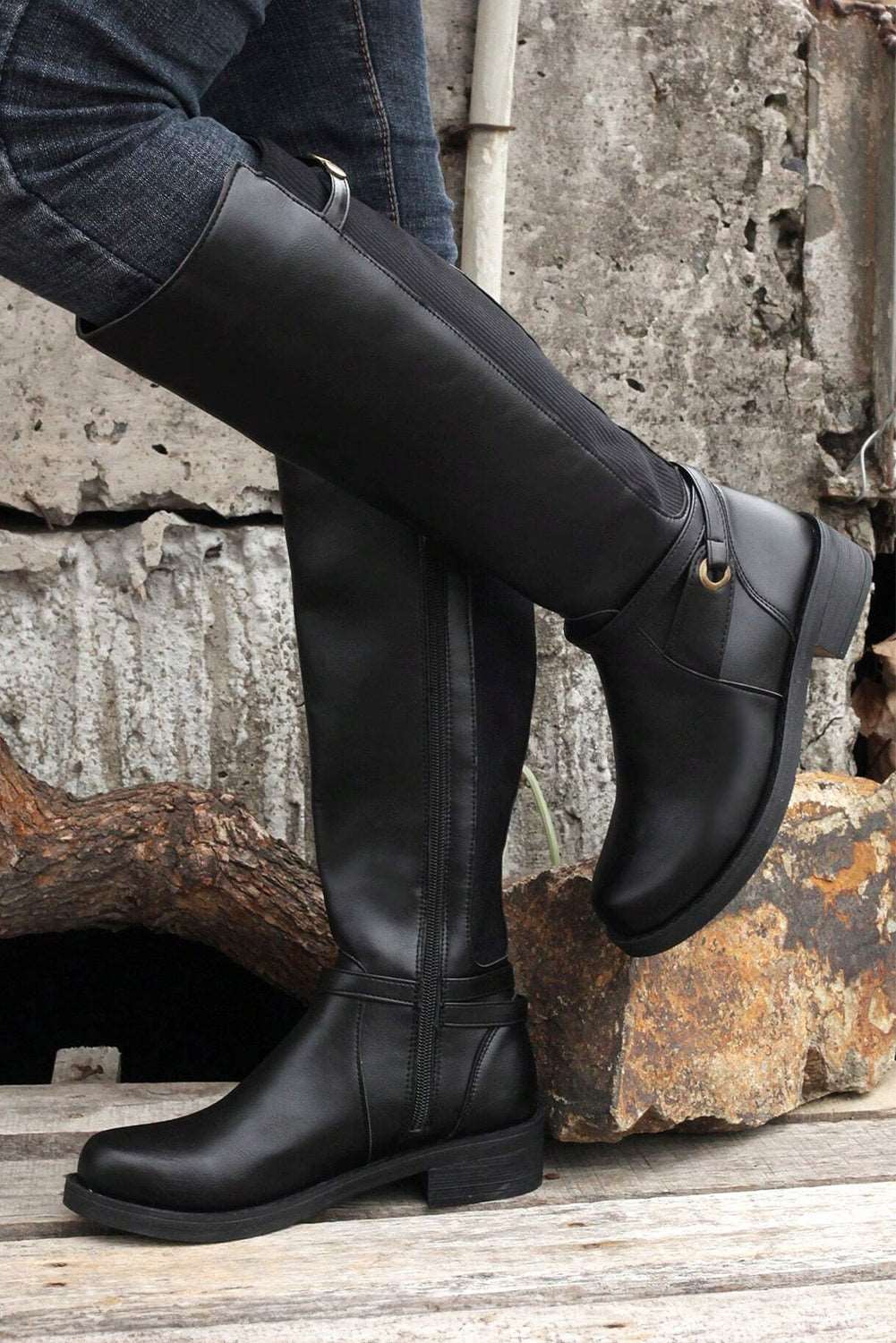 Chunky Knee High Boots
