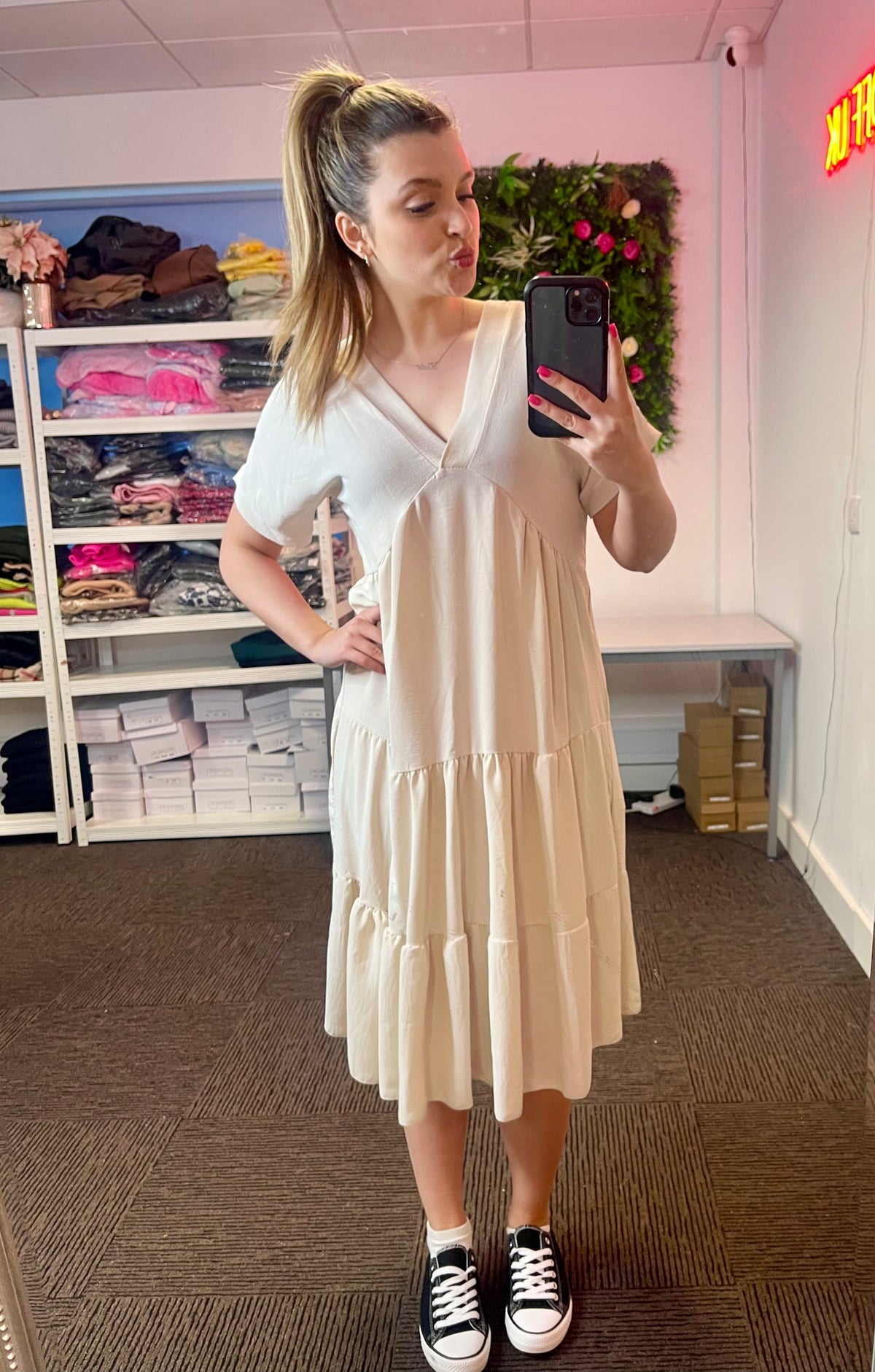 Women’s Tiered Smock Dress