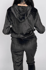 Women’s velvet tracksuit set