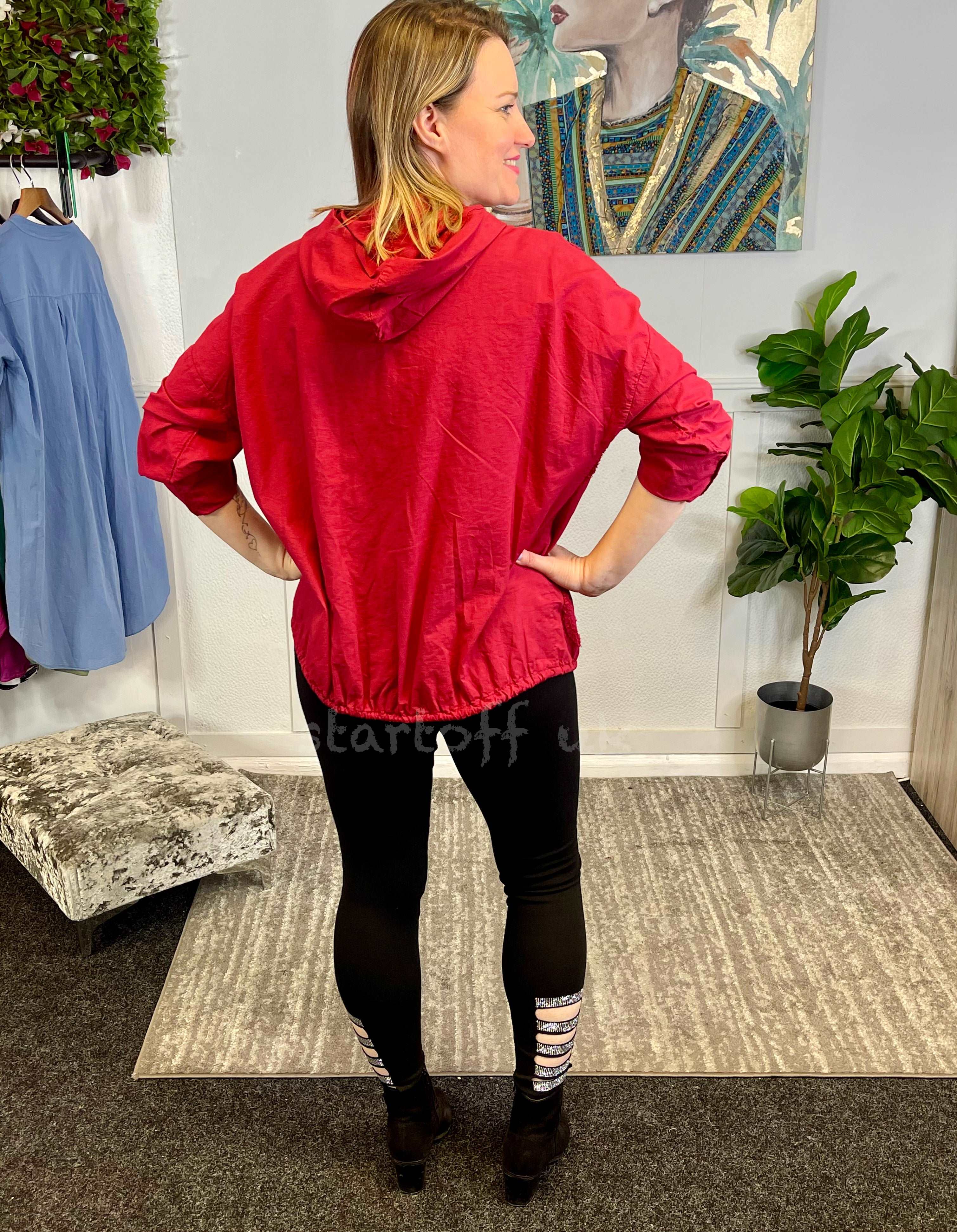 Natalia 100% Cotton women’s Hoodie