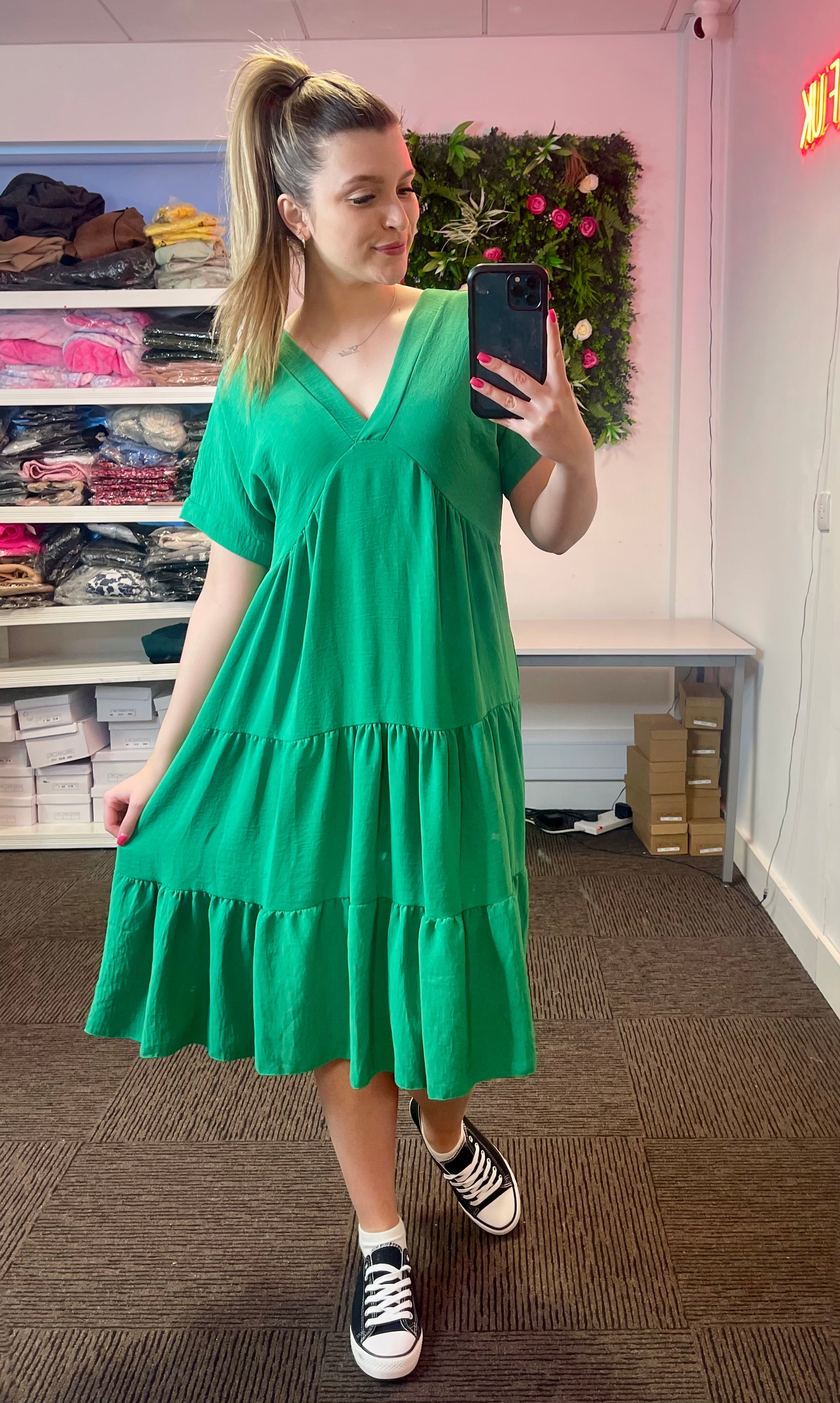 Women’s Tiered Smock Dress