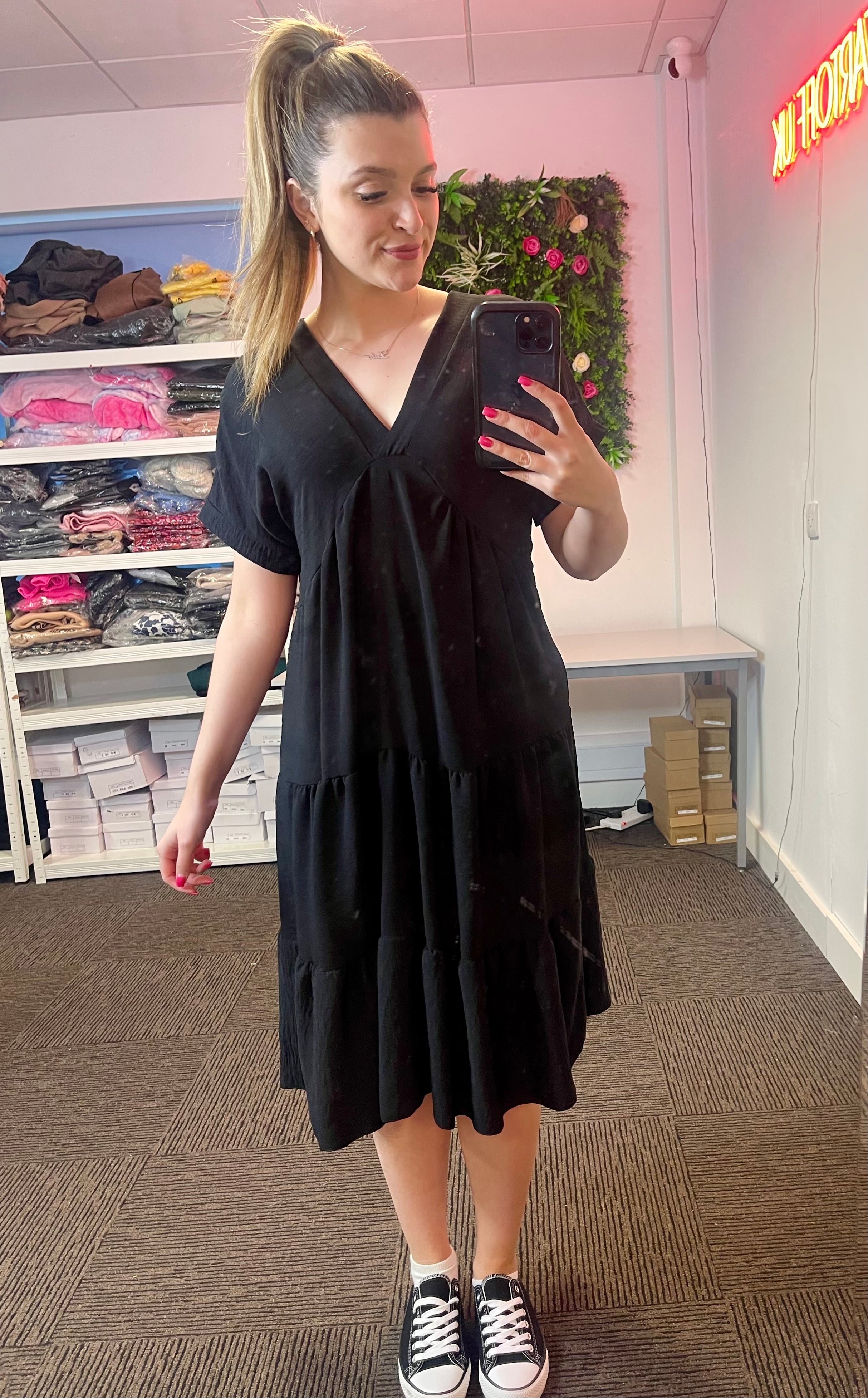 Women’s Tiered Smock Dress