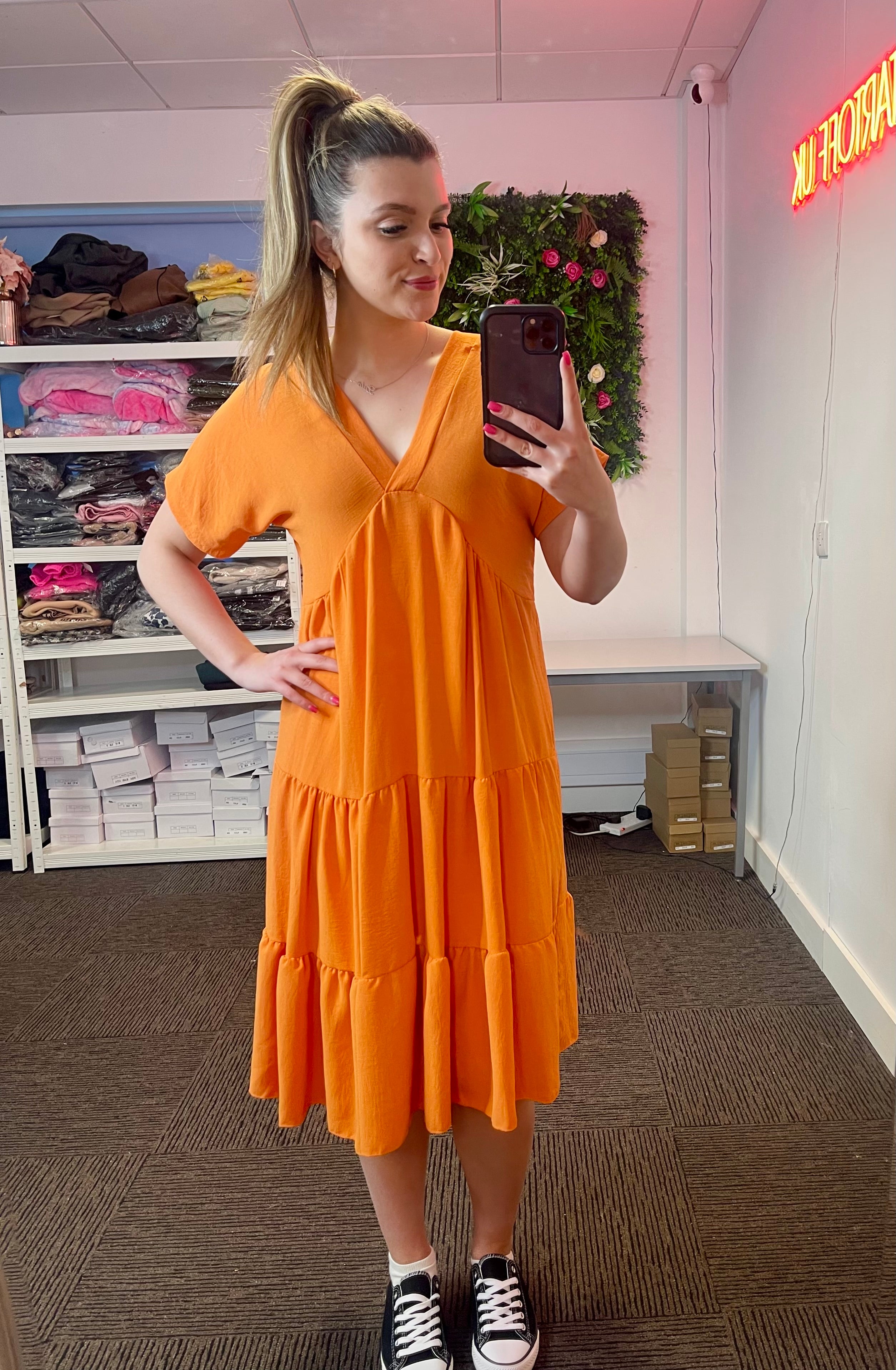Women’s Tiered Smock Dress