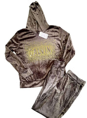 Women’s velvet tracksuit set