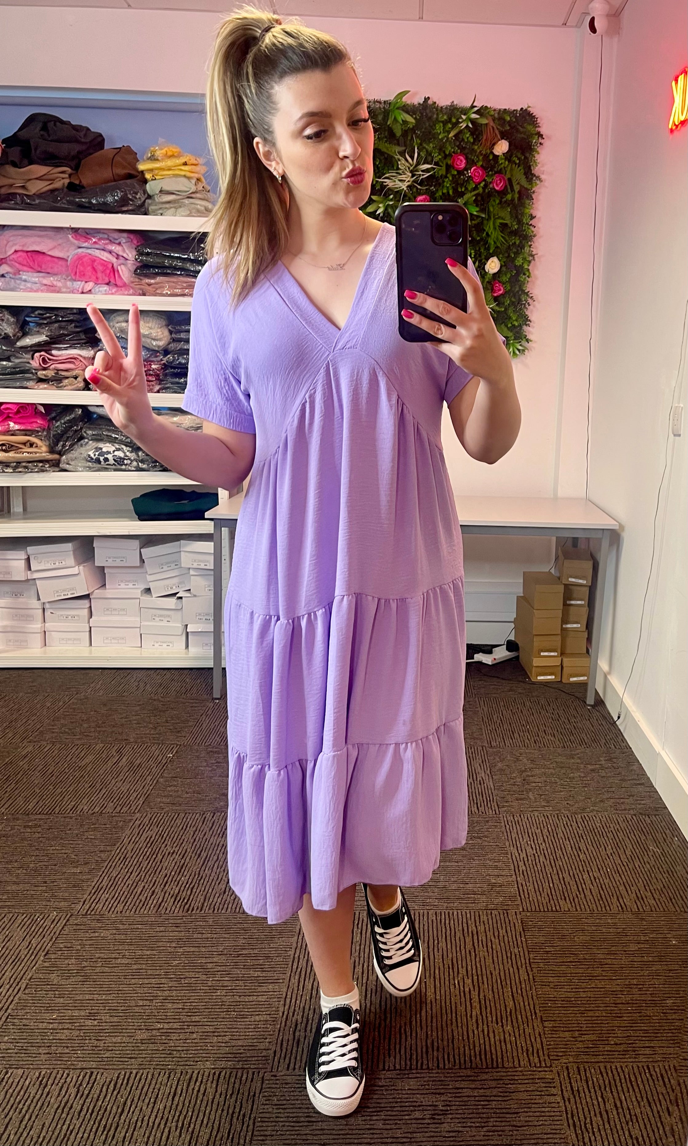 Women’s Tiered Smock Dress