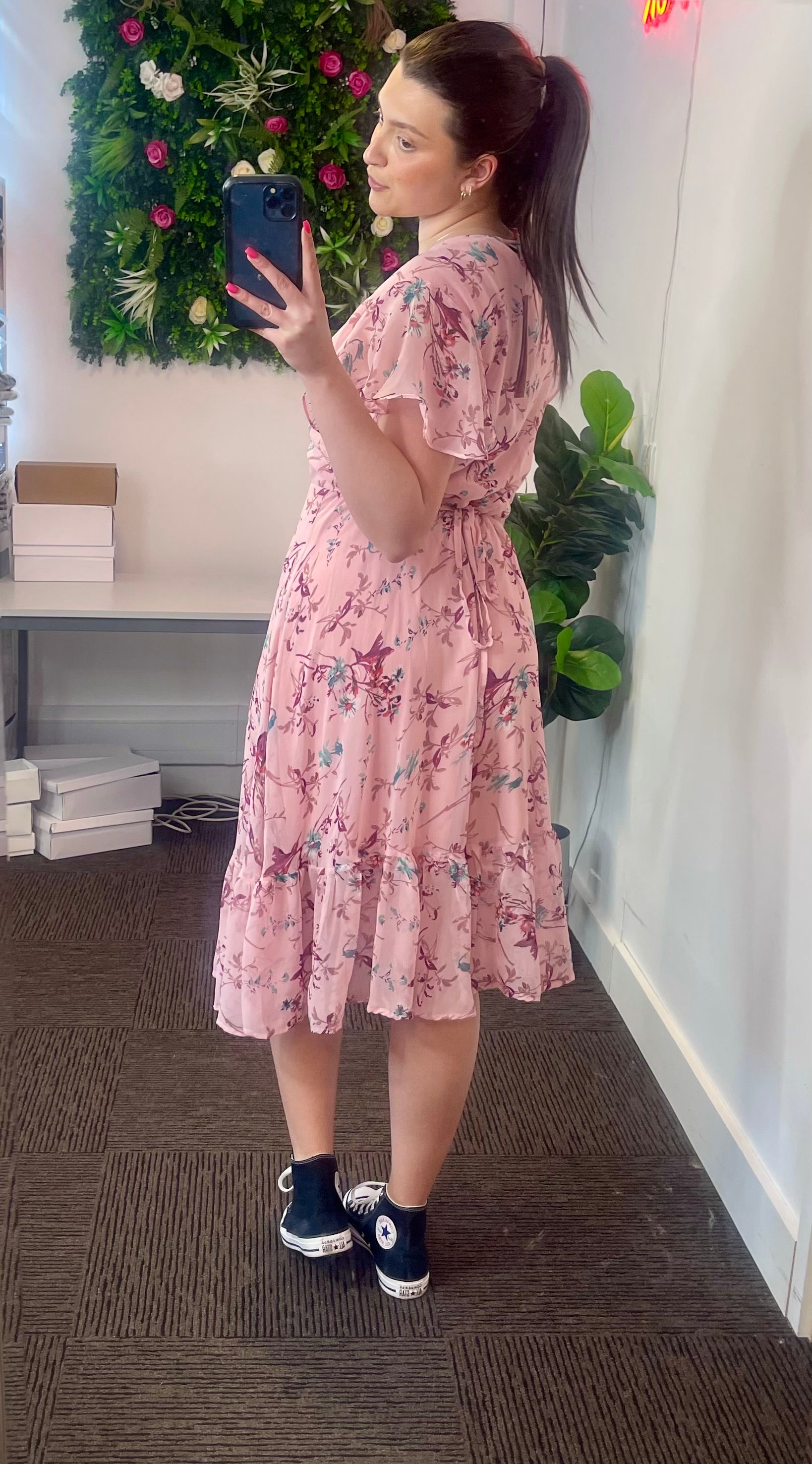 Imogen Floral Wrap Dress