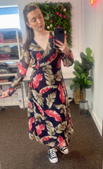 Esme Floral Wrap Dress