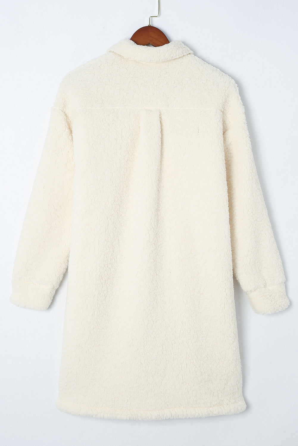 Tia Single Breated Teddy Coat