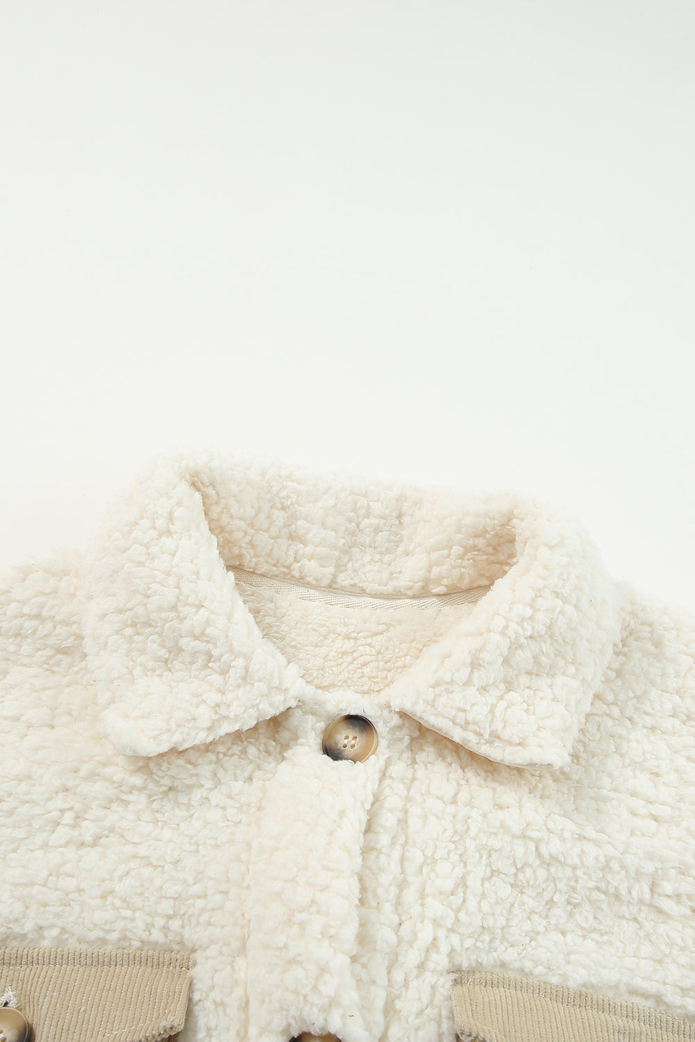 Tia Single Breated Teddy Coat