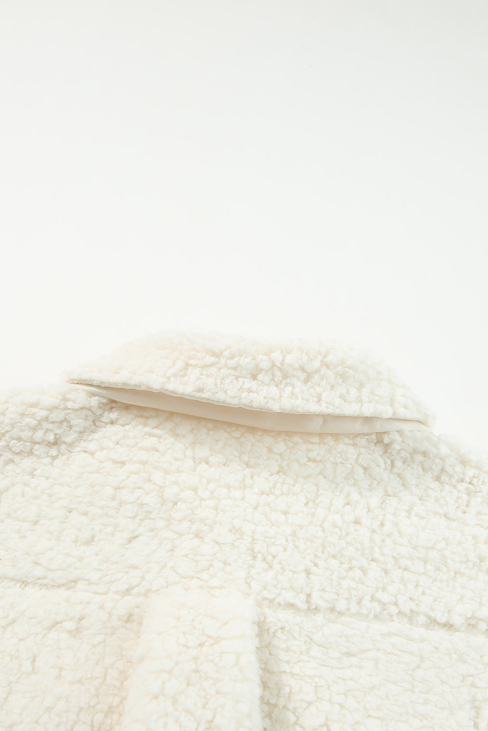 Tia Single Breated Teddy Coat