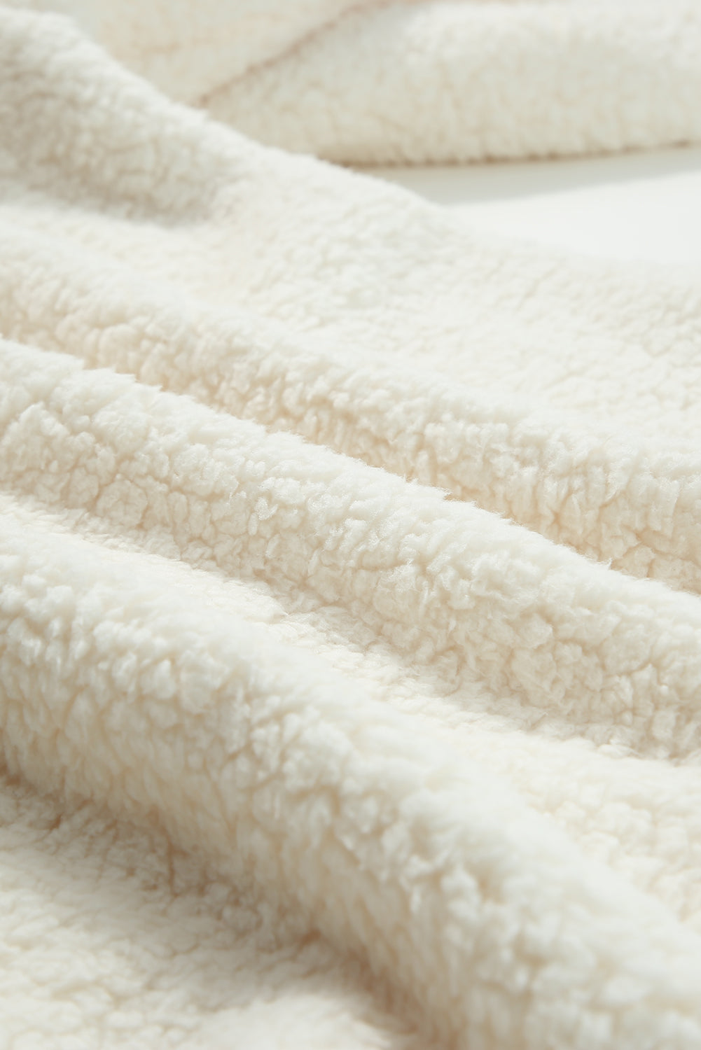 Tia Single Breated Teddy Coat