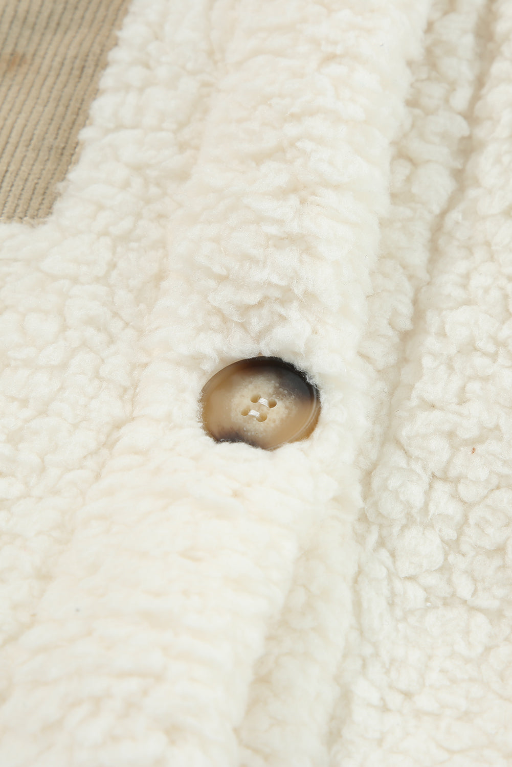 Tia Single Breated Teddy Coat