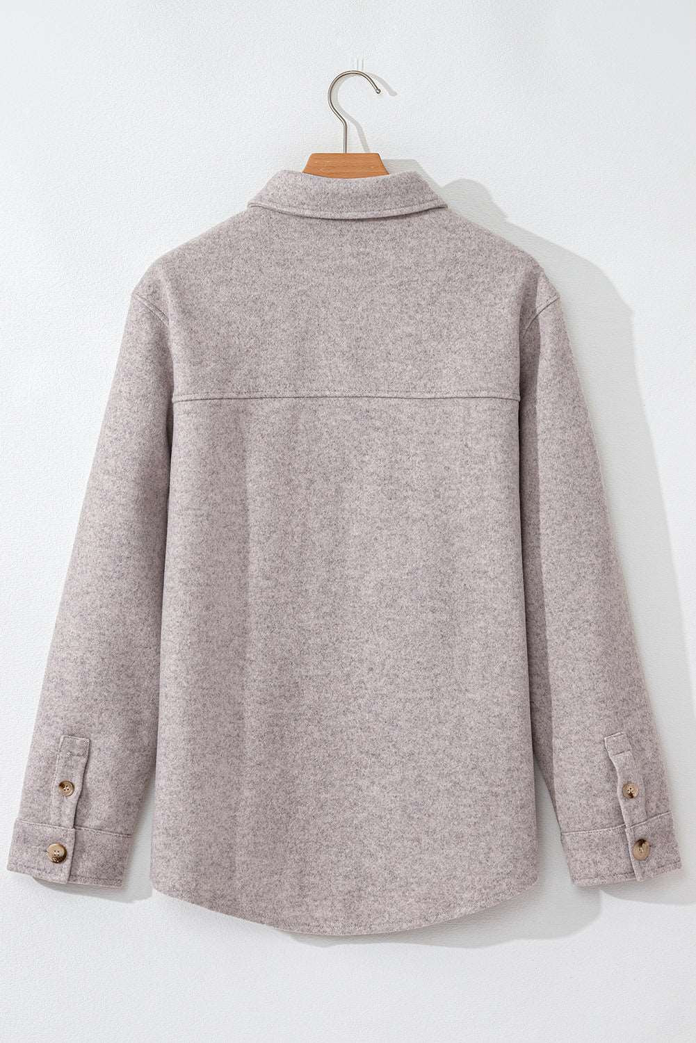 Shacket with Flap Pockets