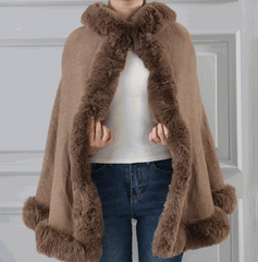 Women's hoodie Glitter Poncho - Startoff UK Boutique