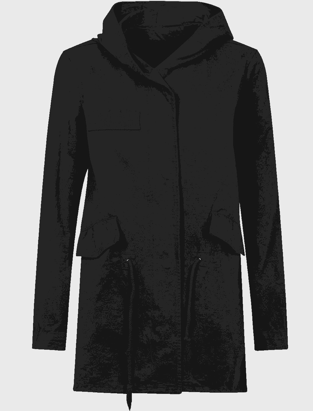 Cotton Twill Hooded Jacket